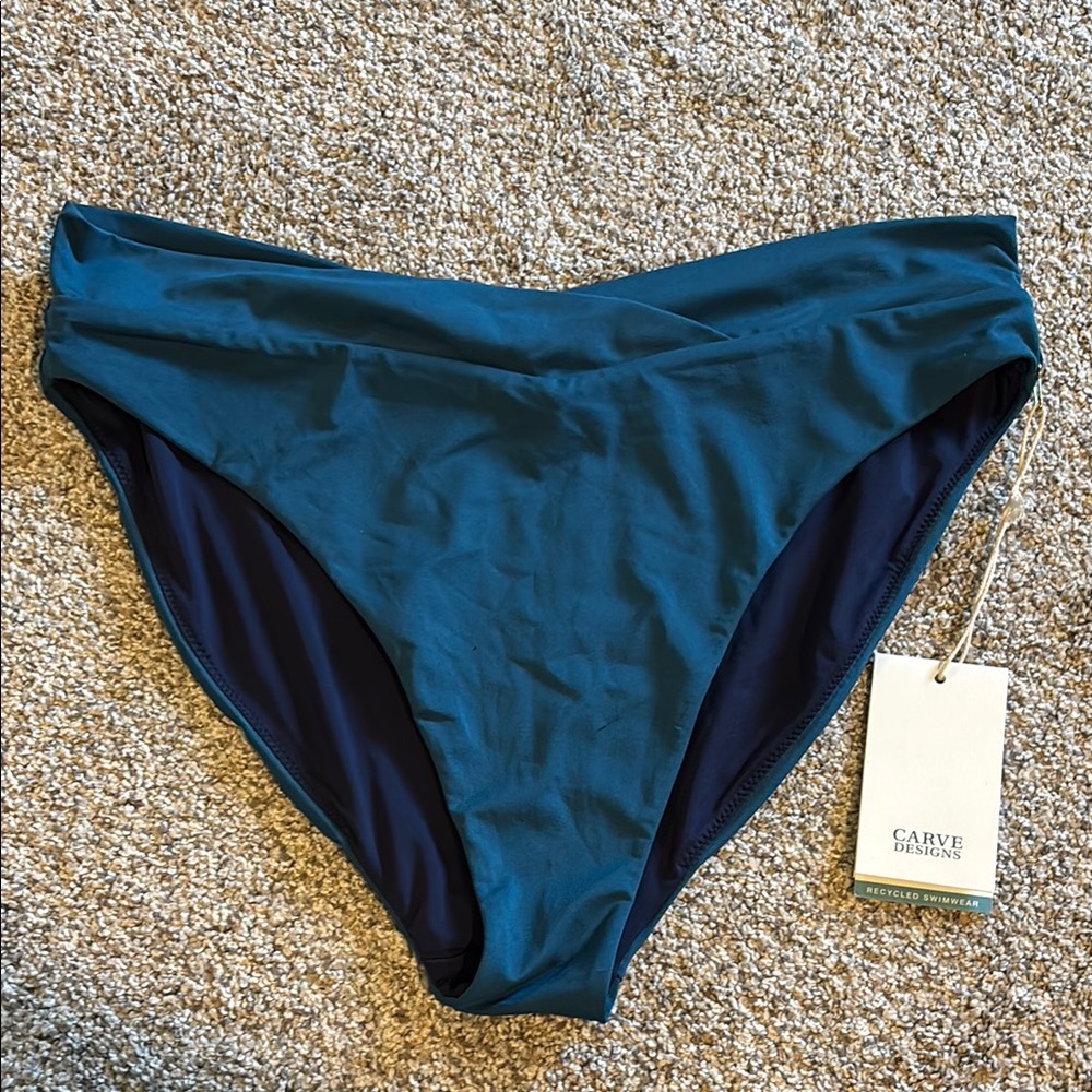 Carve Designs Deep Teal Bikini Bottom
